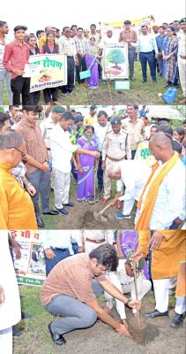 एक पेड़ मां के नाम: विधायक और कलेक्टर ने किया मां के नाम पौधारोपण, आमजनों को दिया पर्यावरण संरक्षण का संदेश