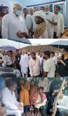 पूर्व मुख्यमंत्री भूपेश बघेल बरसते पानी के बीच पहुंचे बैगा बाहुल्य गांव, उल्टी-दस्त से मौतों पर सरकार को घेरा&hellip;