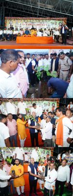 रायपुर सांसद बृजमोहन अग्रवाल ने अभनपुर, आरंग में मतदाताओं का अभिनंदन किया