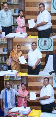 मुख्यमंत्री श्री साय की संवेदनशीलता से तीन को मिली अनुकंपा नियुक्ति शारदा, प्रमिला, एवं अन्नपूर्णा बनेंगी अपने परिवार का सहारा