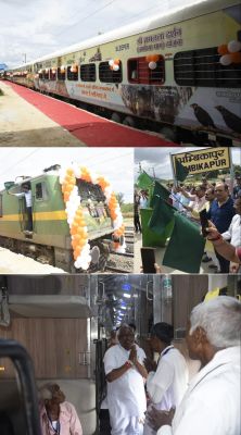 श्री रामलला दर्शन योजना: सरगुजा अंचल से 850 श्रद्धालु हुए अयोध्या धाम के लिए रवाना