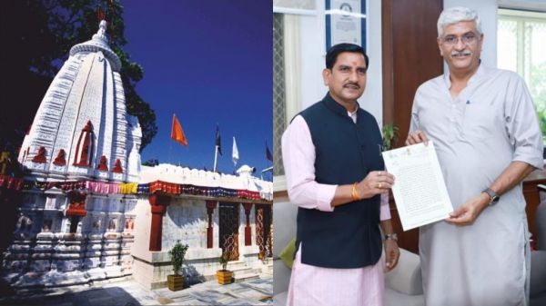 राज्य मंत्री तोखन साहू ने केंद्रीय मंत्री गजेंद्र सिंह शेखावत से की मुलाक़ात, रतनपुर के महामाया मंदिर को &lsquo;प्रसाद&rsquo; योजना में शामिल करने की मांग
