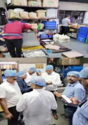 रक्षा बंधन से पहले मिठाई दुकानों में छापा