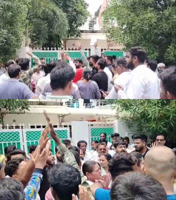 बलौदाबाजार हिंसा : पूछताछ के लिए विधायक देवेंद्र यादव के निवास पहुंची पुलिस, बंगले के बाहर समर्थकों का जमावड़ा