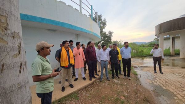 उपमुख्यमंत्री विजय शर्मा सरोधा जल शुद्धिकरण संयंत्र का किया निरीक्षण, सुचारू संचालन के दिये निर्देश