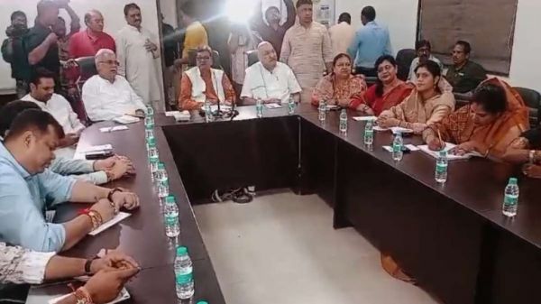 24 को प्रदेशभर में कांग्रेस का प्रदर्शन : विधायक दल ने बनाई रणनीति, जेल पहुंचकर MLA देवेंद्र यादव से भी की मुलाकात