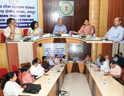 चुनाव प्रबंधन: विगत संपन्न चुनावों के अनुभव पर भारतीय लोक प्रशासन संस्थान छत्तीसगढ़ शाखा द्वारा व्याख्यान आयोजित