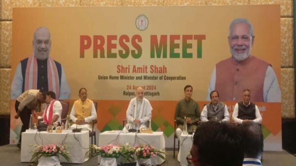 केंद्रीय गृहमंत्री शाह ने की सीएम साय और डिप्टी सीएम शर्मा की तारीफ, कहा-