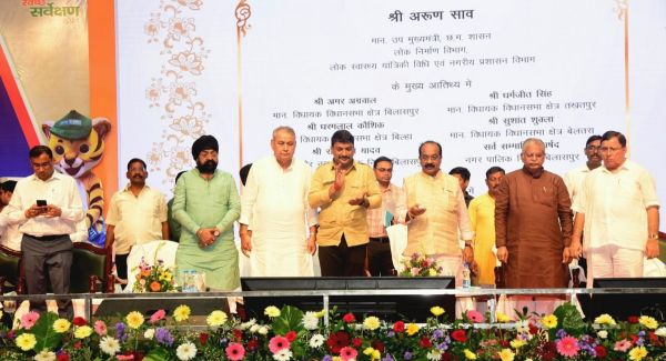 उप मुख्यमंत्री अरुण साव ने बिलासपुर में 65 करोड़ के विकास कार्यों का किया लोकार्पण-भूमिपूजन