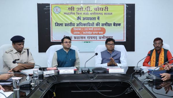 वित्त मंत्री ओपी चौधरी ने की विकास कार्यों की समीक्षा, बारिश से पहले निर्माण कार्य तेजी से कराने के दिए निर्देश 