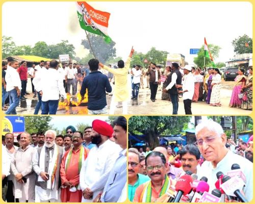 कांग्रेस की आर्थिक नाकेबंदी या खानापूर्ति ! आंदोलन समाप्त होने से 15 मिनट पहले पहुंचे महंत और बाबा, जयसिंह अग्रवाल का होता रहा इंतजार