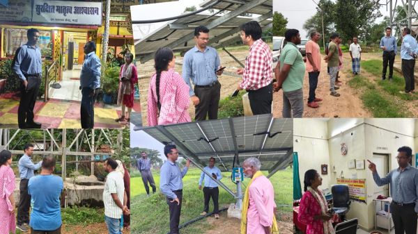 क्रेडा सीईओ का औचक निरीक्षण: सौर ऊर्जा परियोजनाओं की गुणवत्ता सुनिश्चित करने के अफसरों को दिये निर्देश