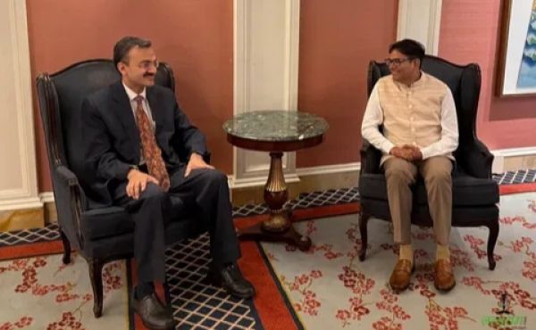 वित्त मंत्री ओपी चौधरी ने वाशिंगटन डी.सी. में मिनिस्टर आशुतोष जिंदल से की मुलाकात 
