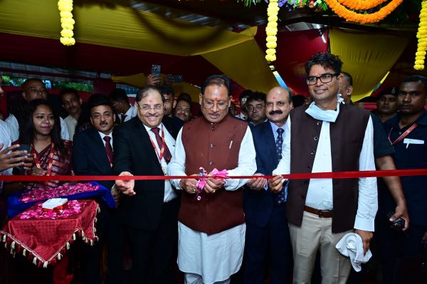 मुख्यमंत्री&nbsp;साय ने इंद्रावती भवन नया रायपुर में पंजाब नेशनल बैंक की नई शाखा का किया शुभारंभ