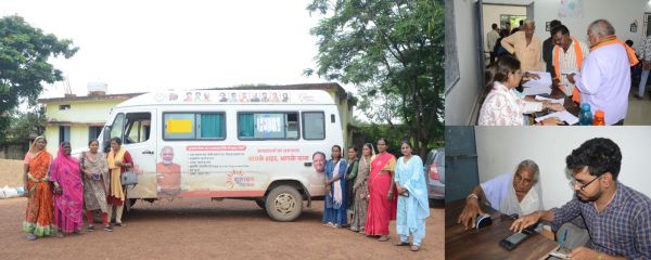 सुशासन एक्सप्रेस रथ द्वारा घर-घर पहुंच रही शासन की सेवाएं, विष्णु के सुशासन में ग्रामीणों की समस्याओं का हो रहा त्वरित निराकरण
