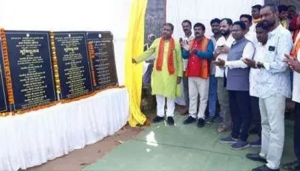 सुधापाल में वनमंत्री कश्यप ने किया 3 करोड़ 74 लाख के विकास कार्यों का भूमिपूजन 