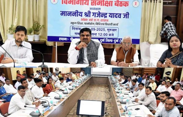 नगरीय निकायों में सार्वजनिक महत्व के कार्यों को प्राथमिकता देवें: मंत्री गजेंद्र यादव 