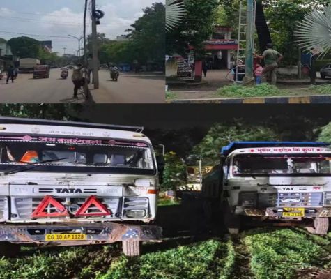 अवैध गतिविधियों पर दोहरी कार्रवाई: निगम ने केबल काटे, खनिज विभाग ने जब्त किए हाइवा वाहन 