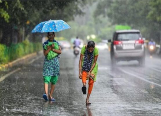 छत्तीसगढ़ में बदला मौसम का मिजाज, राजधानी में सुबह से हो रही झमाझम बारिश