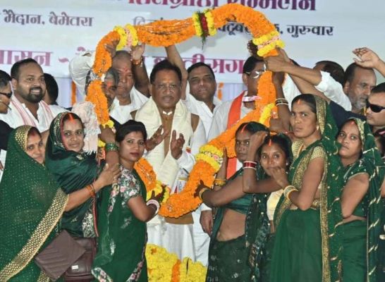 मुख्यमंत्री ने बेमेतरा जिले को दी 140.96 करोड़ रुपये के विकास कार्यों की सौगात