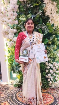 निफा संस्था का सिल्वर जुबली समारोह में छत्तीसगढ़ की बेटी डॉ. गीतांजलि पंकज को किया गया सम्मानित