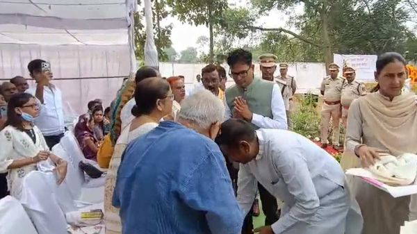 पुलिस स्मृति दिवस पर वित्त मंत्री ओपी चौधरी ने किया शहीद परिवारों को सम्मानित