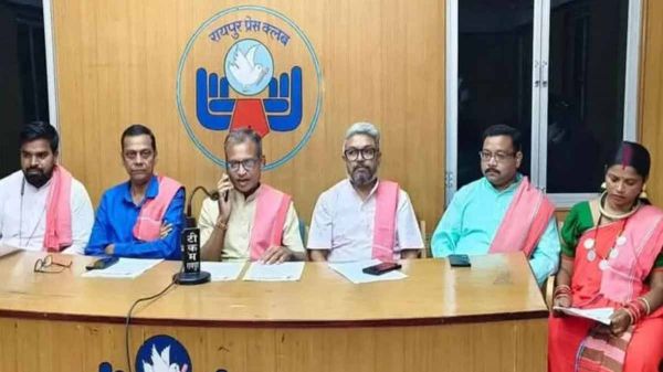 छत्तीसगढ़ महतारी की प्रतिमा खंडित करने के विरोध में जोहार पार्टी ने 31 अक्टूबर को रायपुर बंद का किया ऐलान