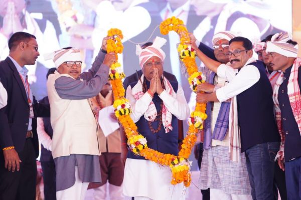 छत्तीसगढ़ शासन जनजातीय समुदाय के समग्र विकास के लिए संकल्पित : मुख्यमंत्री विष्णु देव साय