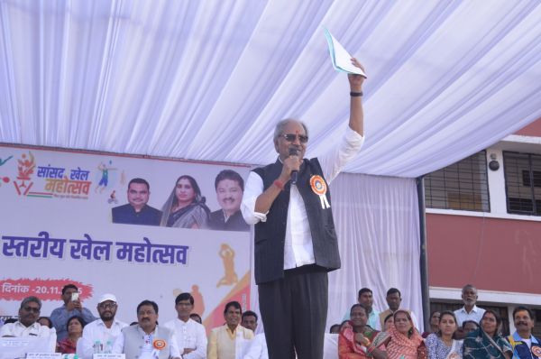 खेल का मैदान, सीखने की सबसे बड़ी पाठशाला, सफलता की सबसे मजबूत सीढ़ी: सांसद बृजमोहन अग्रवाल