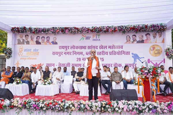 सांसद बृजमोहन अग्रवाल की अगुवाई में रायपुर में इतिहास रचता सांसद खेल महोत्सव: 85 हजार खिलाड़ियों की सहभागिता, प्रधानमंत्री मोदी करेंगे समापन संबोधन