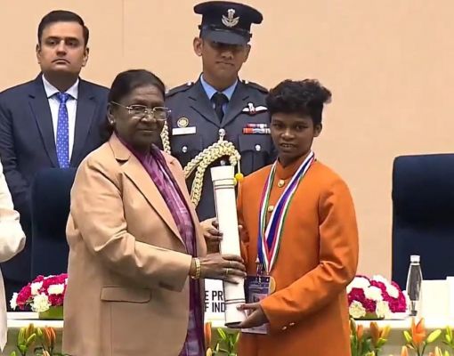 कोंडागांव की नन्ही योगिता ने छत्तीसगढ़ का बढ़ाया मान, राष्ट्रपति के हाथों मिला &ldquo;प्रधानमंत्री बाल पुरस्कार सम्मान&rdquo;
