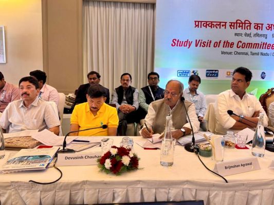 चेन्नई में एस्टीमेट कमेटी की बैठक में ऊर्जा भविष्य पर मंथन, सांसद बृजमोहन अग्रवाल ने छत्तीसगढ़ को नवीकरणीय ऊर्जा में प्राथमिकता दिलाने पर दिया ज़ोर