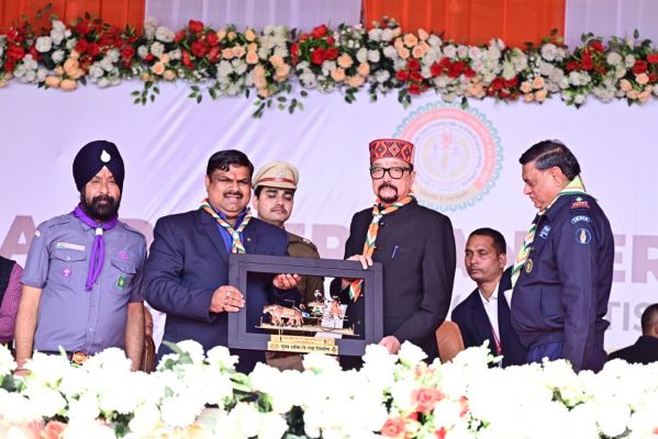 बालोद में प्रथम राष्ट्रीय रोवर&ndash;रेंजर जंबूरी का भव्य शुभारंभ, राज्यपाल रमेन डेका रहे मुख्य अतिथि