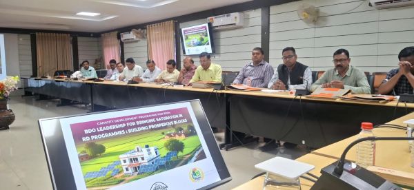 उन्नत जनपद पंचायत पर 5 राज्यों के सीईओ एवं बीडीओ का प्रशिक्षण संपन्न