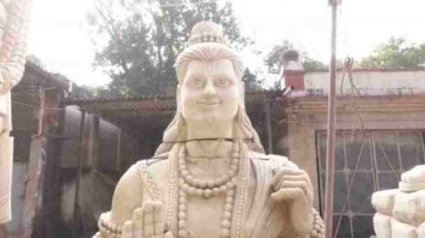 6 माह बाद ग्वालियर से रायपुर रवाना हुई भगवान श्री राम की 51 फीट ऊंची वनवासी स्वरूप प्रतिमा