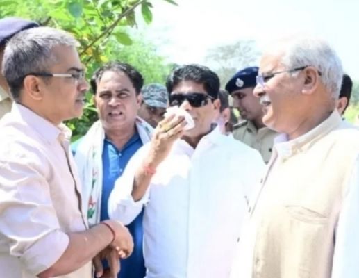 अफीम खेती मामले में BJP नेता को पुलिस ने हिरासत में लिया, पूर्व CM बघेल ने उठाये सवाल, कहा-