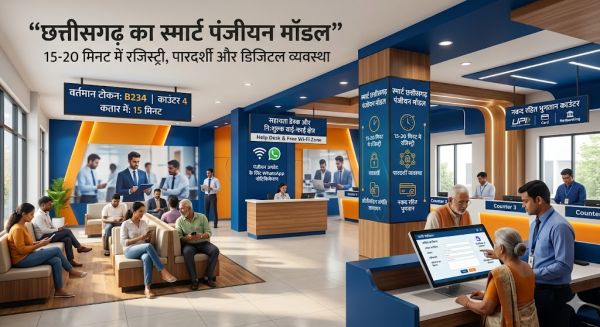छत्तीसगढ़ का स्मार्ट पंजीयन मॉडल बना सुशासन की नई पहचान