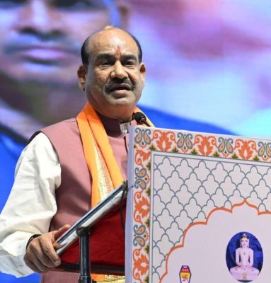 मानवता को शांति, आत्मसंयम, करुणा और अहिंसा का मार्ग दिखाते हैं भगवान महावीर के विचार : लोकसभा अध्यक्ष ओम बिरला