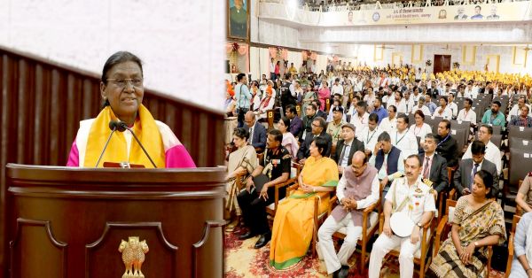 RDVV दीक्षांत समारोह: राष्ट्रपति मुर्मू का युवाओं को मंत्र- &lsquo;व्यक्तिगत सफलता नहीं, समाज कल्याण के लिए करें शिक्षा का इस्तेमाल&rsquo;