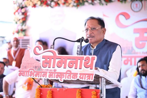 सोमनाथ मंदिर हमारे राष्ट्रीय स्वाभिमान, सांस्कृतिक गौरव और आस्था का प्रमुख केन्द्र - मुख्यमंत्री विष्णुदेव साय