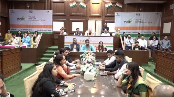 यंग इंडियन पार्लियामेंट 2026: मॉक संसद में विद्यार्थियों ने सीखी लोकतंत्र की कार्यप्रणाली, विधानसभा अध्यक्ष डॉ. रमन सिंह ने बढ़ाया उत्साह