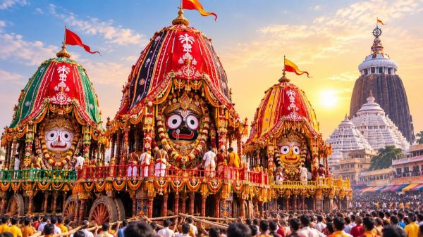 भगवान जगन्नाथ की रथयात्रा 16 जुलाई को, राज्यपाल और मुख्यमंत्री निभाएंगे 'छेरा पहरा' की परंपरा
