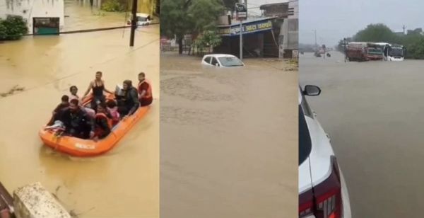 लगातार बारिश से बिलासपुर जलमग्न, सड़कें और कॉलोनियां बनीं तालाब