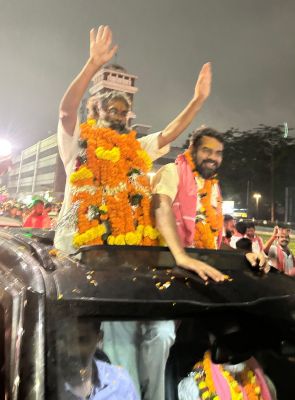 सेंट्रल जेल से रिहा हुए अमित बघेल, समर्थकों ने निकाली भव्य रैली