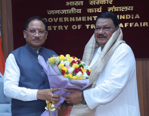 बस्तर के दूरस्थ गांवों में बिजली पहुंचाने की बड़ी पहल, सीएम साय ने केंद्रीय जनजातीय कार्य मंत्री जुएल ओराम से की मुलाकात