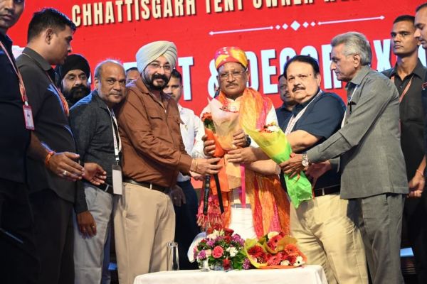 सीजी टेंट एंड डेकोर एक्सपो-2026 में शामिल हुए मुख्यमंत्री विष्णुदेव साय