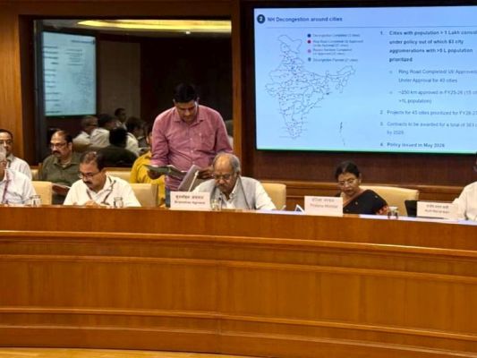 संसदीय समिति की बैठक में सांसद बृजमोहन अग्रवाल ने उठाया छत्तीसगढ़ के हाईवे विकास का मुद्दा