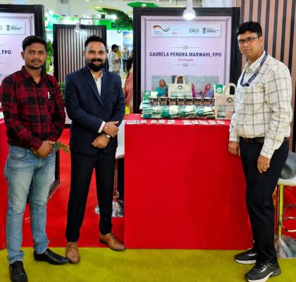 बायोफैच इंडिया-2026 में छत्तीसगढ़ के जैविक उत्पादों का जलवा, विष्णुभोग चावल और प्राकृतिक शहद ने बटोरी सुर्खियां