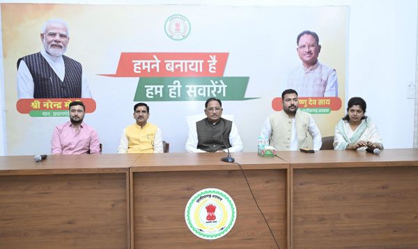 बड़े सपने देखें और कड़ी मेहनत से उन्हें साकार करें : मुख्यमंत्री विष्णु देव साय