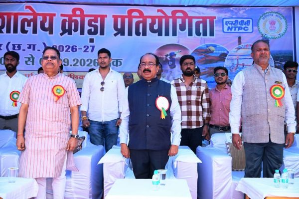 राज्य स्तरीय शालेय क्रीड़ा प्रतियोगिता के समापन समारोह में शामिल हुए उप मुख्यमंत्री अरुण साव